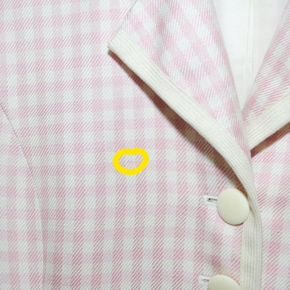 Dior Pink Checkered Jacket US 12/EU 42 // Vintage - Picture 9 of 9